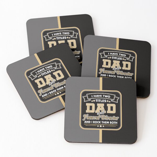 Item preview, I Have Two Titles: DAD & Funeral Director designed and sold by NoBonesLife.