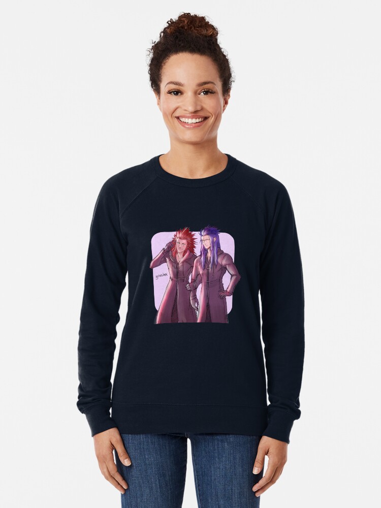 Imagen 2 de 5, Sudadera ligera con la obra Axel y Saix, diseñada y vendida por Yruslex.