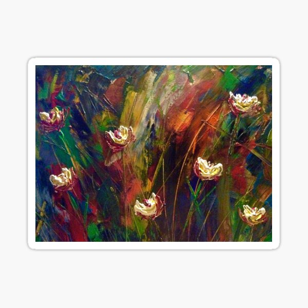 A Walk in a Meadow. Sticker