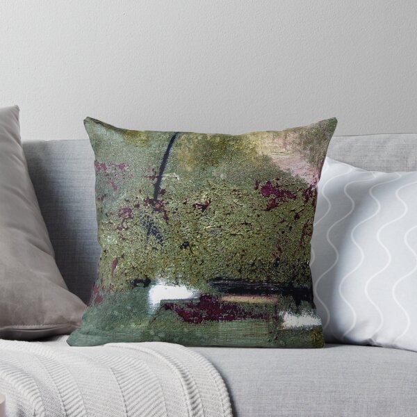 Item preview, Sage and Plum Textured Abstract designed and sold by Ruth Palmer.