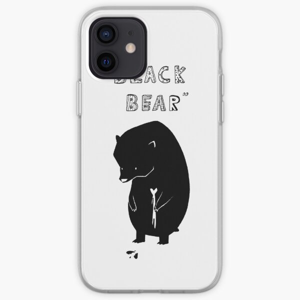 Black Bear iPhone Soft Case