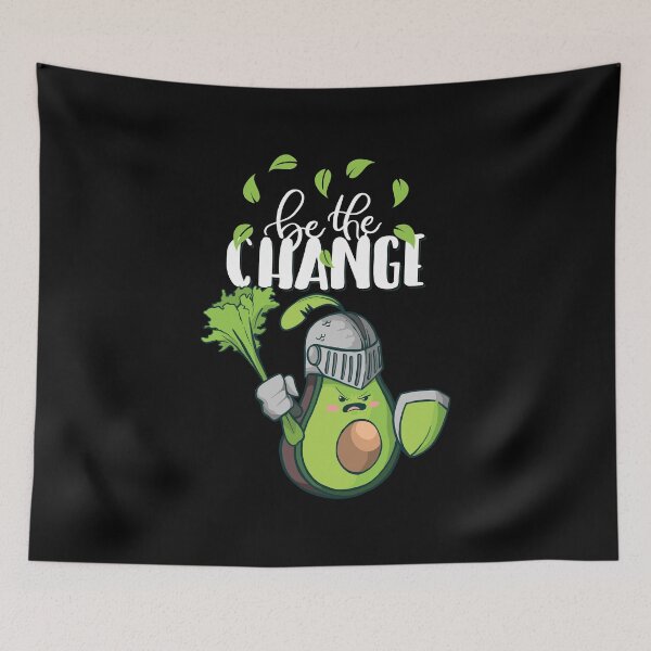 Item preview, Vegan Avocado Fighter | Be the change. designed and sold by emphatic.