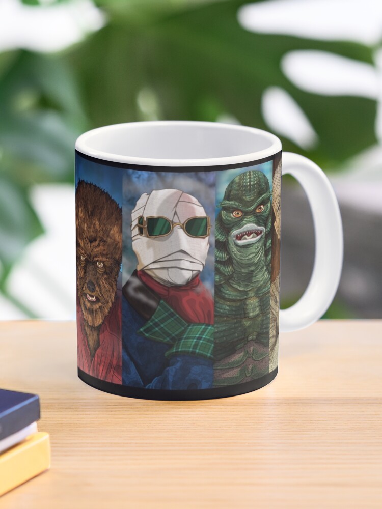 Thumbnail 1 of 6, Coffee Mug, Monster Squad designed and sold by RoguePlanets.
