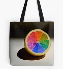 Lemon Colour Wheel Tote Bag