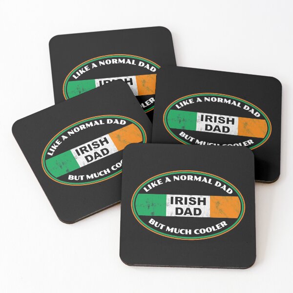 Item preview, Irish Dad Funny Ireland Flag Celebrate Heritage Pride Father design designed and sold by CreatedByHeidi.