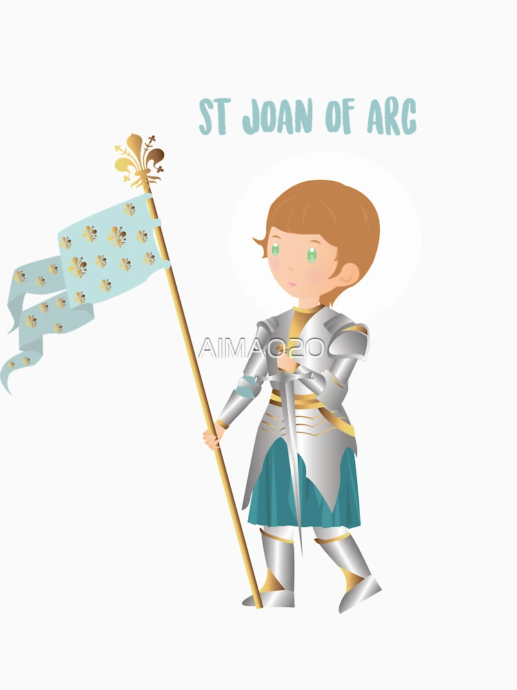 Aperçu 6 sur 6. Sweat à capuche épais avec l'œuvre Saint Joan of Arc créée et vendue par AlMAO2O.