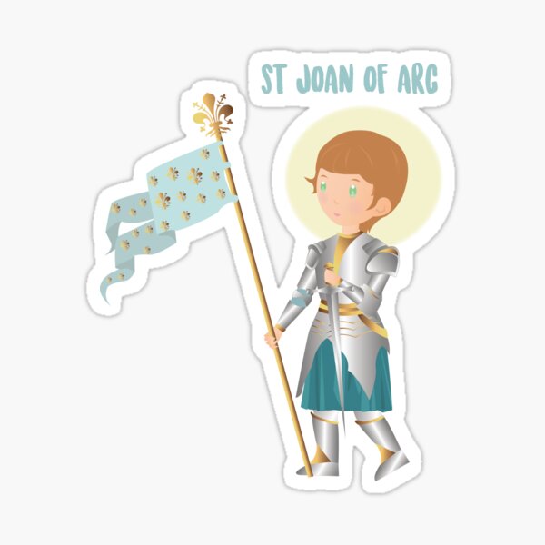 “Saint Joan of Arc " Sticker by AlMAO2O | Redbubble