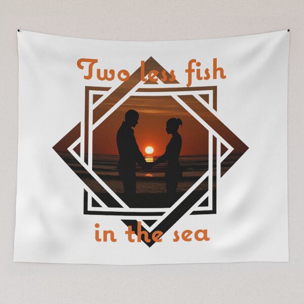 Item preview, Two less Fish in the sea designed and sold by JessicaYHenry.