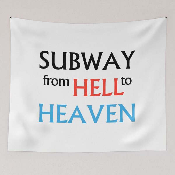 Item preview, Subway from Hell to Heaven designed and sold by moodbringer.