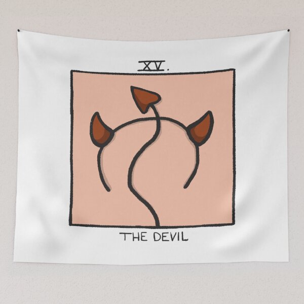 Item preview, The Devil Tarot Card designed and sold by Zoey Hickman.