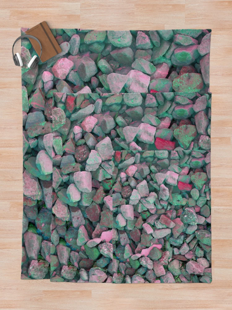 Thumbnail 5 of 6, Throw Blanket, Space Rocks designed and sold by Visual-Memories.