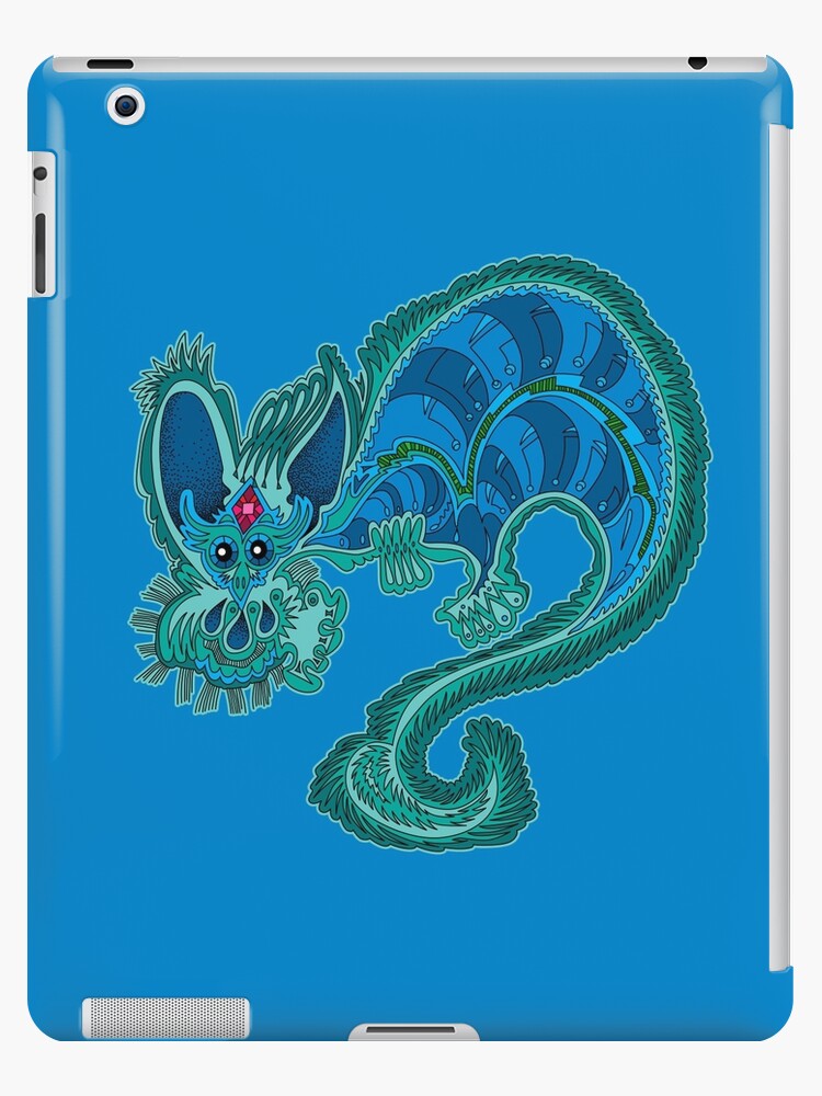 iPad Case & Skin, Fantasy Cave Dragon  designed and sold by RaimundRedlich