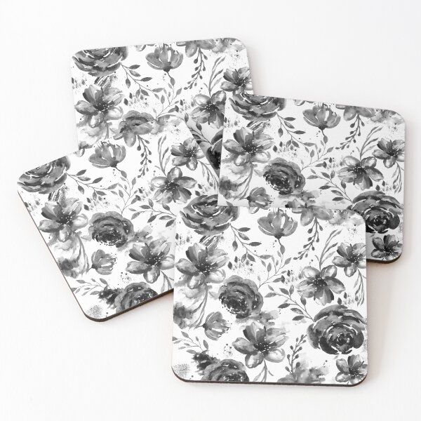 Item preview, Floral Ink Drawing designed and sold by Nora Gad.