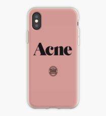 Akne-Studio-ursprüngliches Logo-Rosa iPhone-Hülle & Cover