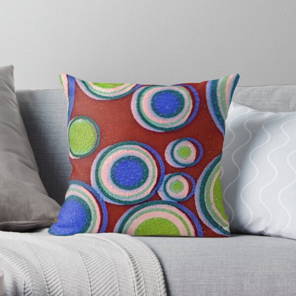 Circles Throw Pillow
