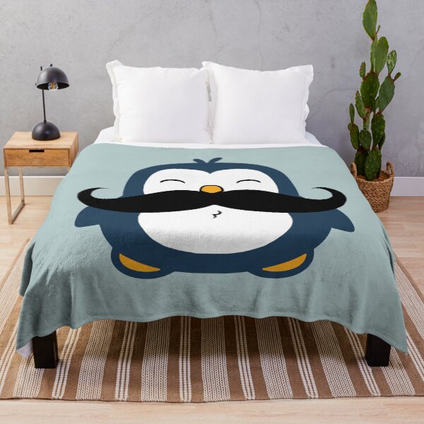 Item preview, Mustache Penguin designed and sold by ironydesigns.