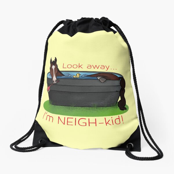 "NEIGH-kid" Drawstring Bag