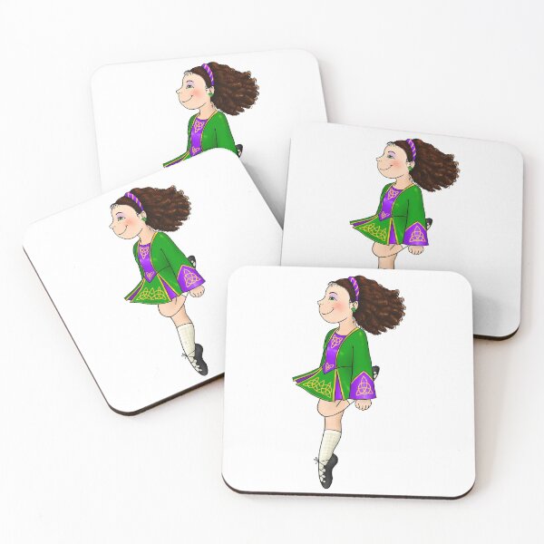 Item preview, Irish dance girl in green dress designed and sold by 1enchik.
