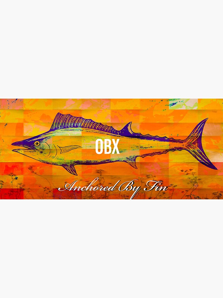 "OBX NC Wahoo" Sticker for Sale by barryknauff Redbubble