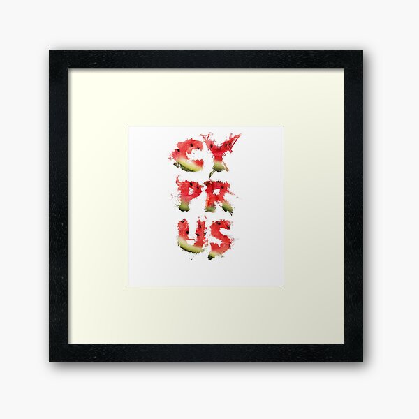 Summer is Cyprus Framed Art Print