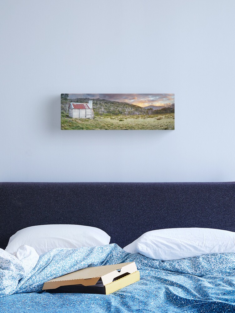 Thumbnail 2 of 3, Canvas Print, Teddys Hut, Kosciuszko National Park, New South Wales, Australia designed and sold by Chockstone.