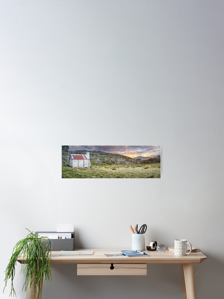 Thumbnail 2 of 3, Poster, Teddys Hut, Kosciuszko National Park, New South Wales, Australia designed and sold by Chockstone.
