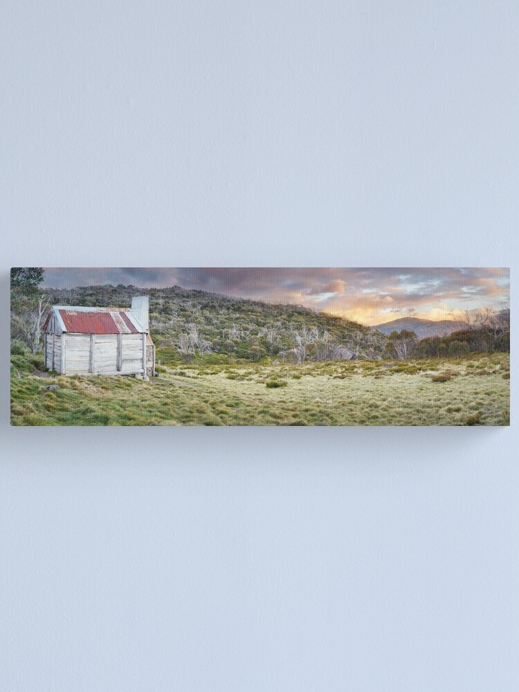 Thumbnail 1 of 3, Canvas Print, Teddys Hut, Kosciuszko National Park, New South Wales, Australia designed and sold by Chockstone.