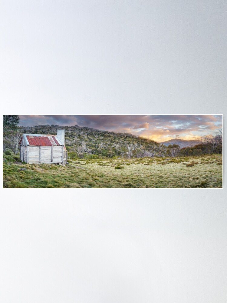 Thumbnail 1 of 3, Poster, Teddys Hut, Kosciuszko National Park, New South Wales, Australia designed and sold by Chockstone.