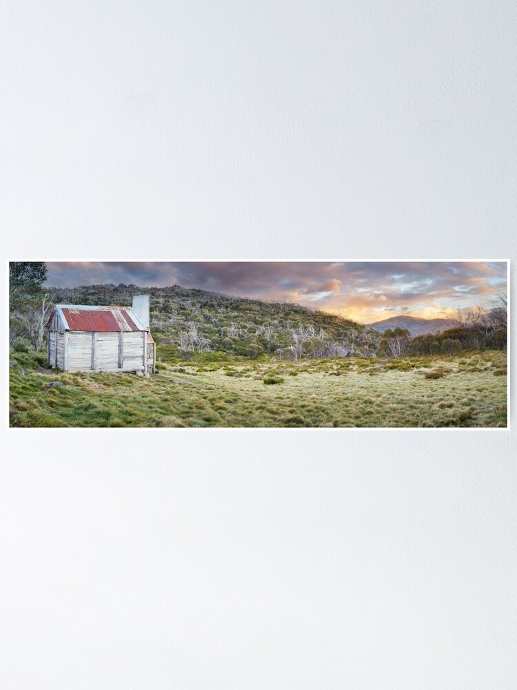 Thumbnail 1 of 3, Poster, Teddys Hut, Kosciuszko National Park, New South Wales, Australia designed and sold by Chockstone.