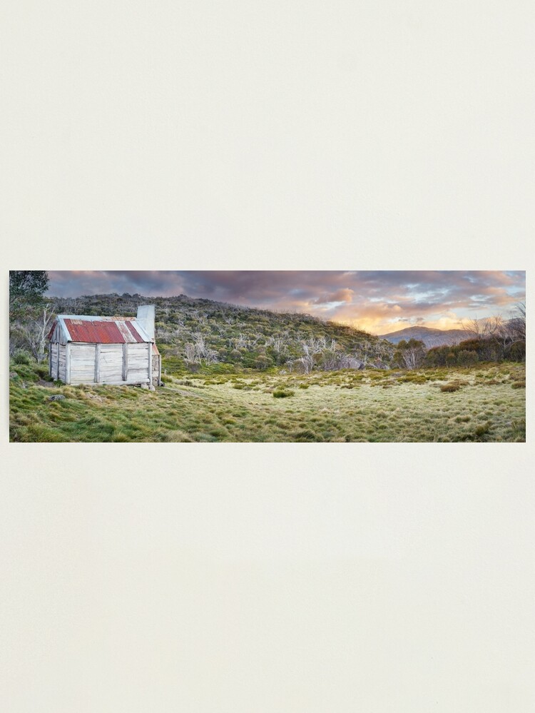 Thumbnail 1 of 3, Photographic Print, Teddys Hut, Kosciuszko National Park, New South Wales, Australia designed and sold by Chockstone.