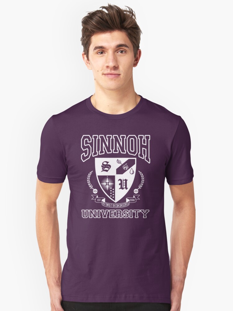 Alternate view of Sinnoh University Slim Fit T-Shirt