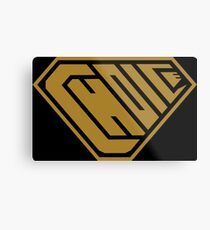 Choice SuperEmpowered (Gold) Metal Print