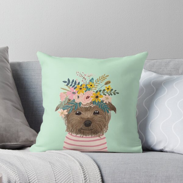 Item preview, Cute Hawaiian Dog - Gold Yorkshire Terrier    designed and sold by amethystdesign.