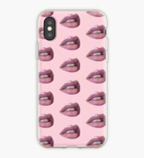 Glossier Lips Pink Lipgloss iPhone-Hülle & Cover