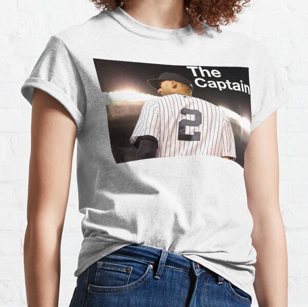 2 New York Yankees Derek Jeter The Captain 3D T-Shirt Full Print T-Shirt