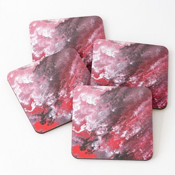 Item preview, Red Pink Black and White Wave designed and sold by GingerEccentric.