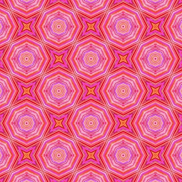Artwork thumbnail, Bright Octagonal Pattern by Snuggleshark