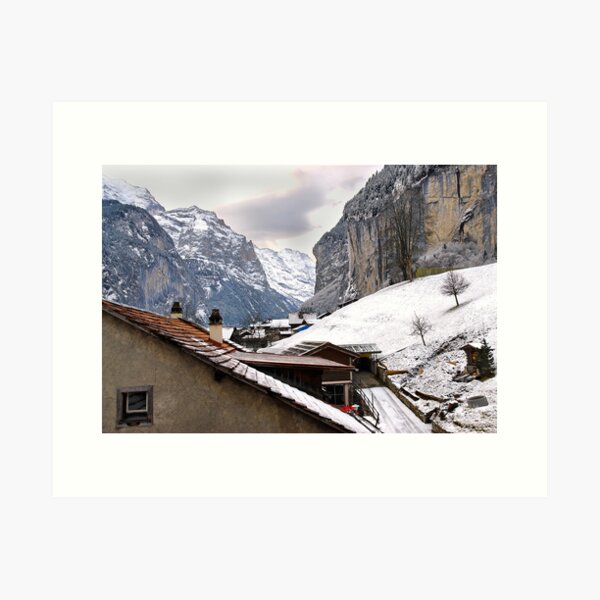 Item preview, Log cabins and Chalets, Lauterbrunnen, Switzerland designed and sold by buttonpresser.
