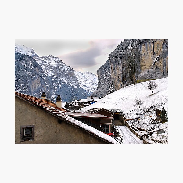 Item preview, Log cabins and Chalets, Lauterbrunnen, Switzerland designed and sold by buttonpresser.