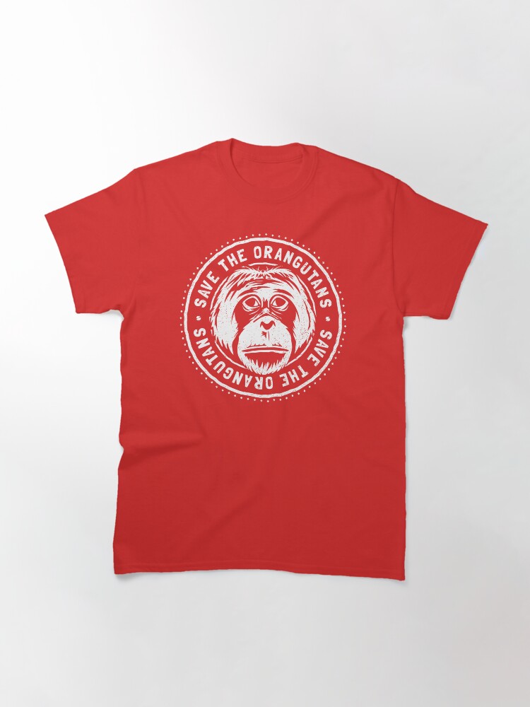 Alternate view of Endangered Species - Save The Orangutans Classic T-Shirt