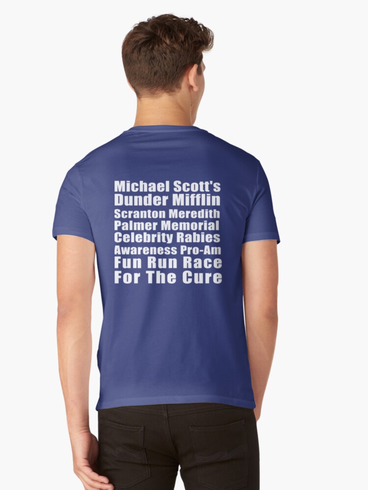 michael scott's fun run shirt