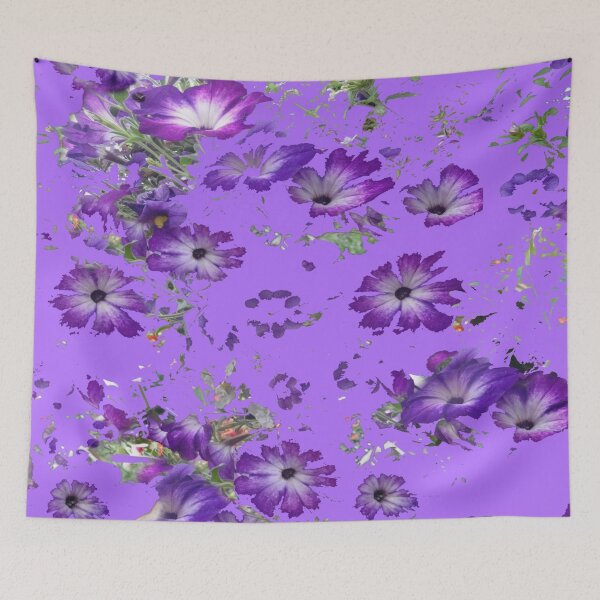 Item preview, LILAC PURPLE PETUNIA FLORAL DREAMS ABSTRACT ART designed and sold by sharlesart.
