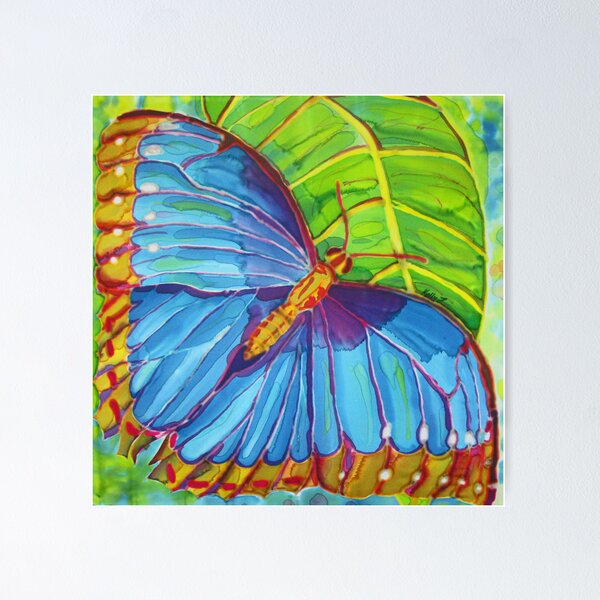 Item preview, Blue Morpho Butterfly of the Rainforest designed and sold by Kelly ZumBerge.
