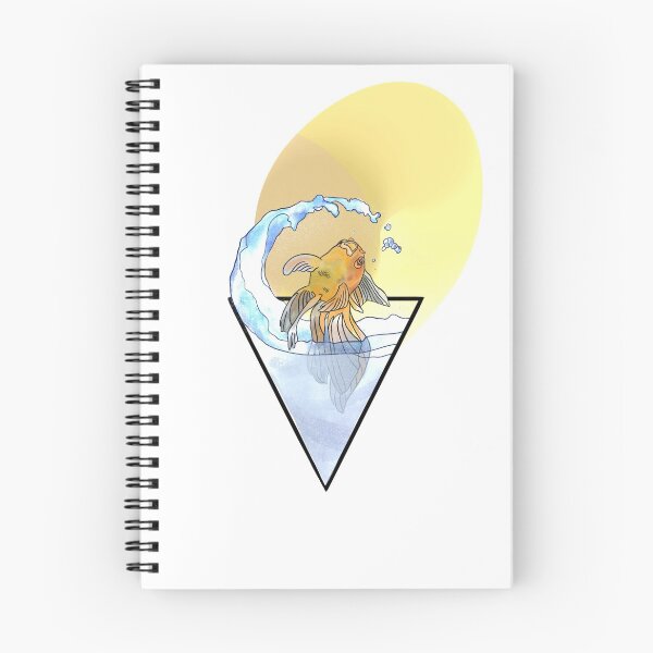 Item preview, Breaching Goldfish  designed and sold by Sageandstone.