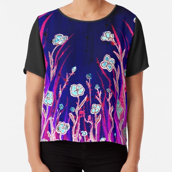 Growing Together - Flowers Chiffon Top