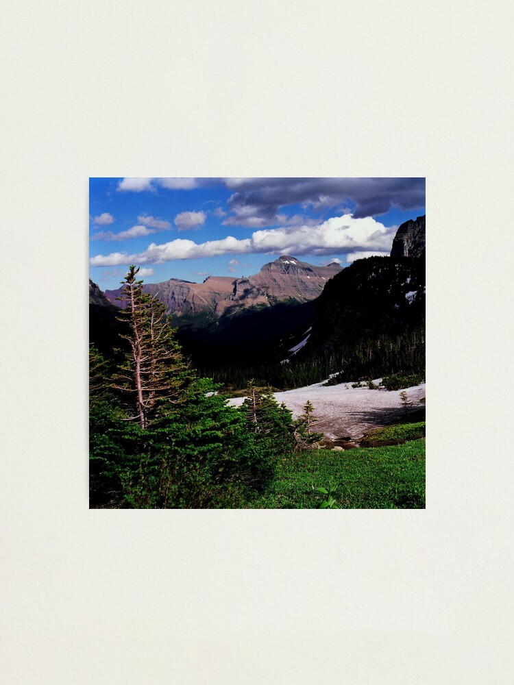 Alternate view of Logan's Pass, Glacier N.P., Montana Photographic Print