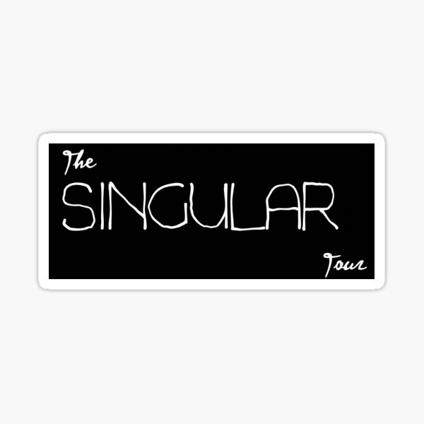 singular tour-sabrina carpenter Sticker