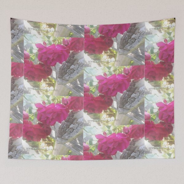 Item preview, Flowers and The Wooden Fence designed and sold by Pooks82.