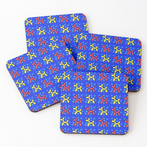 Item preview, Balloon Dogs in Blue Red Yellow designed and sold by Whoopsidoodle.