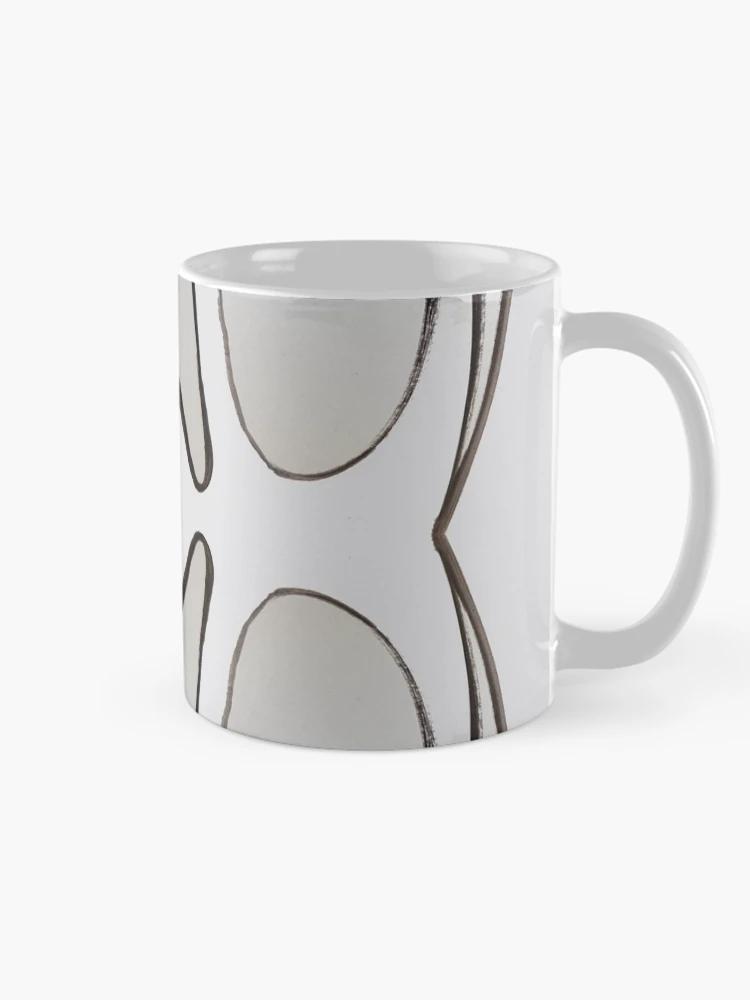 Thumbnail 3 of 6, Coffee Mug, Abstract Line Reflection designed and sold by Ruth Palmer.